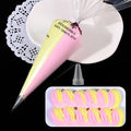 Two Color Whipped Cream Glue Diy Phone Case Materials 100g Simulation Fake Decoden Cream Clay Glue with Nozzle Jewelry Making
