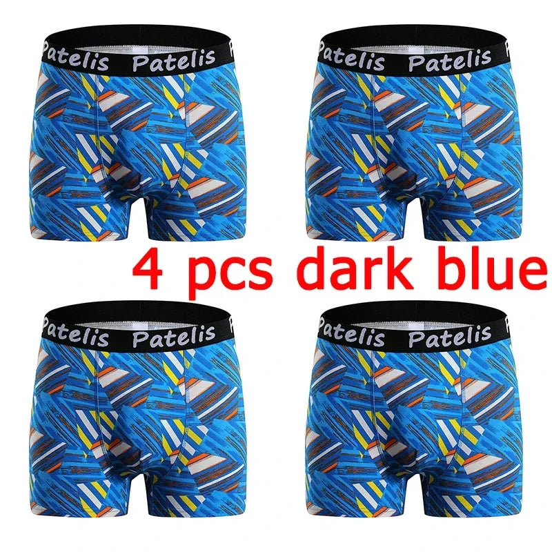 Men's Boxers Plus Size 7XL for 90-200kg Big Size Shorts Comfortable Underwear Full Cotton Fabric High Quality Mens Panties