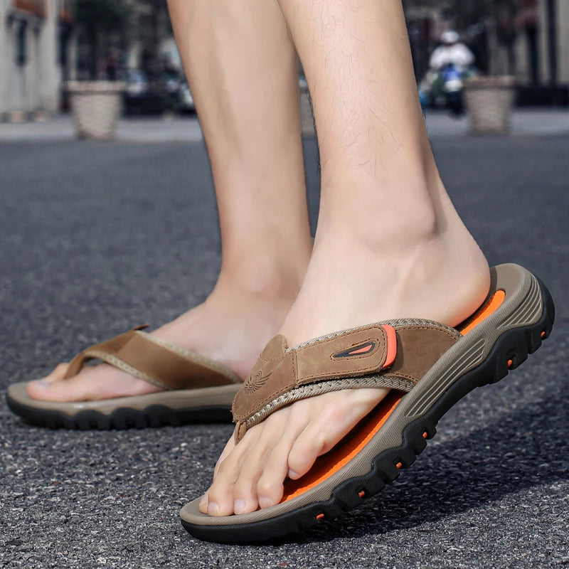 Beachschuhe für Herren Mode Outdoor Herren Sandalen Flip Flops Rutschfeste Atmungsaktive Sneaker Herren Sportschuhe 2025 Neuankömmling Sommer