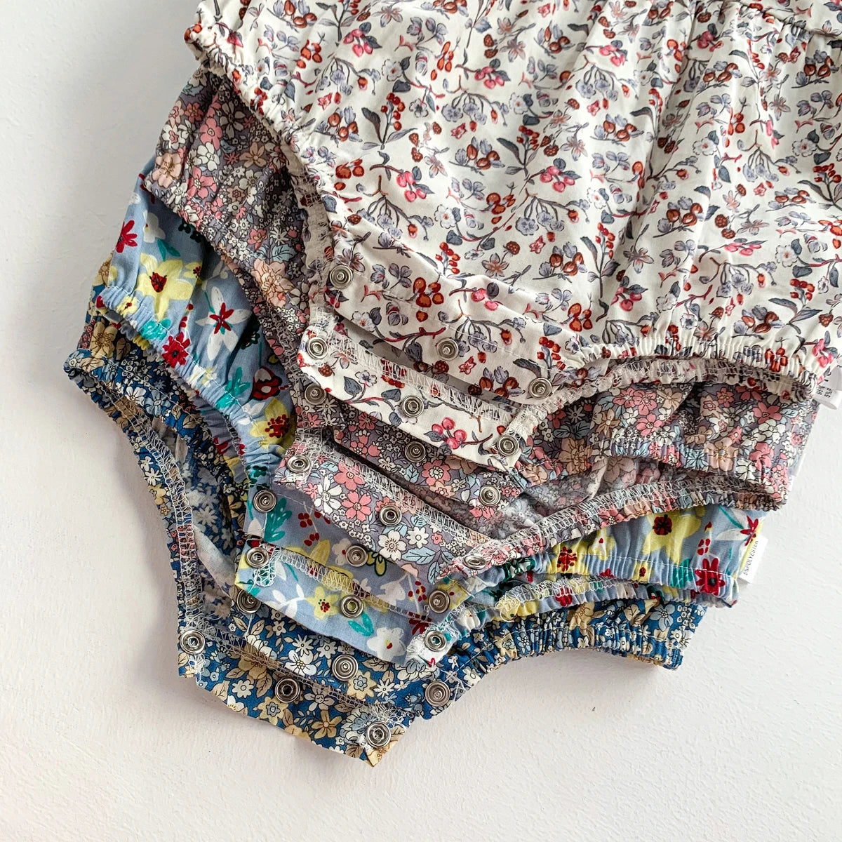 Lovely Romper+Headband 2 PCs Toddler Girl Floral Clothing Set Baby Cotton Soft Jumpsuit Newborn Flower Onesie Kids Summer Outfit
