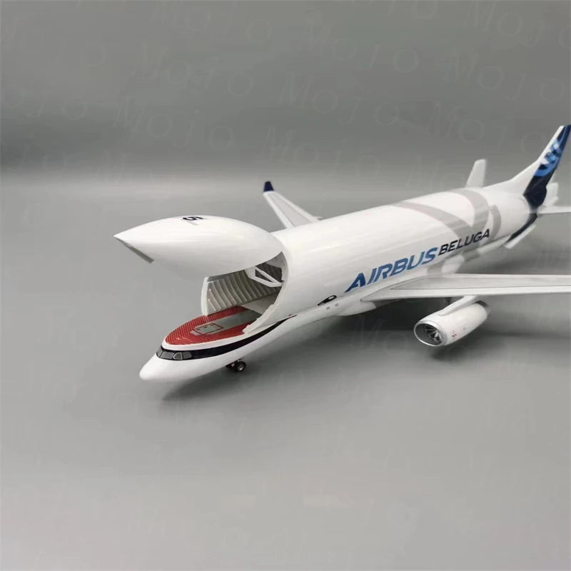 1:150 Maßstab 42cm Airbus Beluga A300-600 Harzflugzeugmodell Super Beluga Transportmodell Luftfahrt Sammlerstücke Heimdekorationen