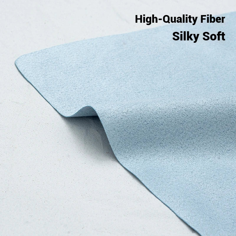 2/5/10 Pieces Cleaning Glasses Cloth Sunglasses Screen Cleaning Cloth 15*13.7 Cm Glasses Cloth Deerskin Velvet Mirror Cloth