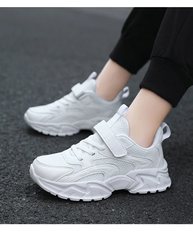 Children Tennis Sneakers Girls Lightweight Breathable with Soft Soled Sports Outdoor Shoes Boys Casual Running Footwear
