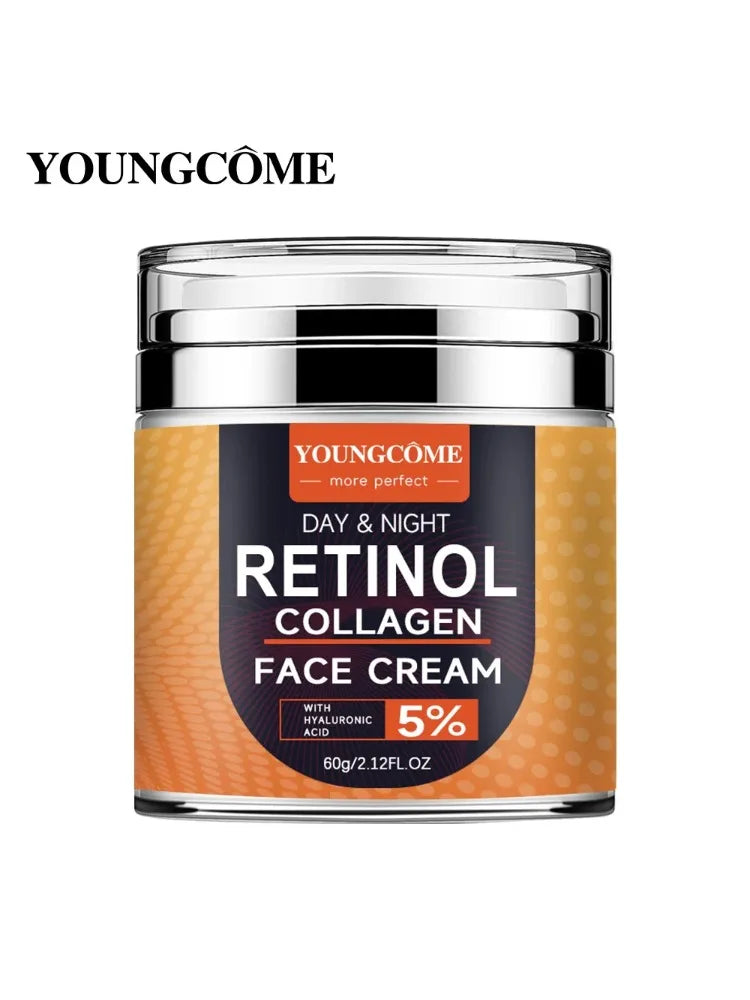 Face Moisturizer Retinol Cream - Men And Women Aging Resisting Facial Cream -Face Cream With Retinol, Collagen & Hyaluronic Acid