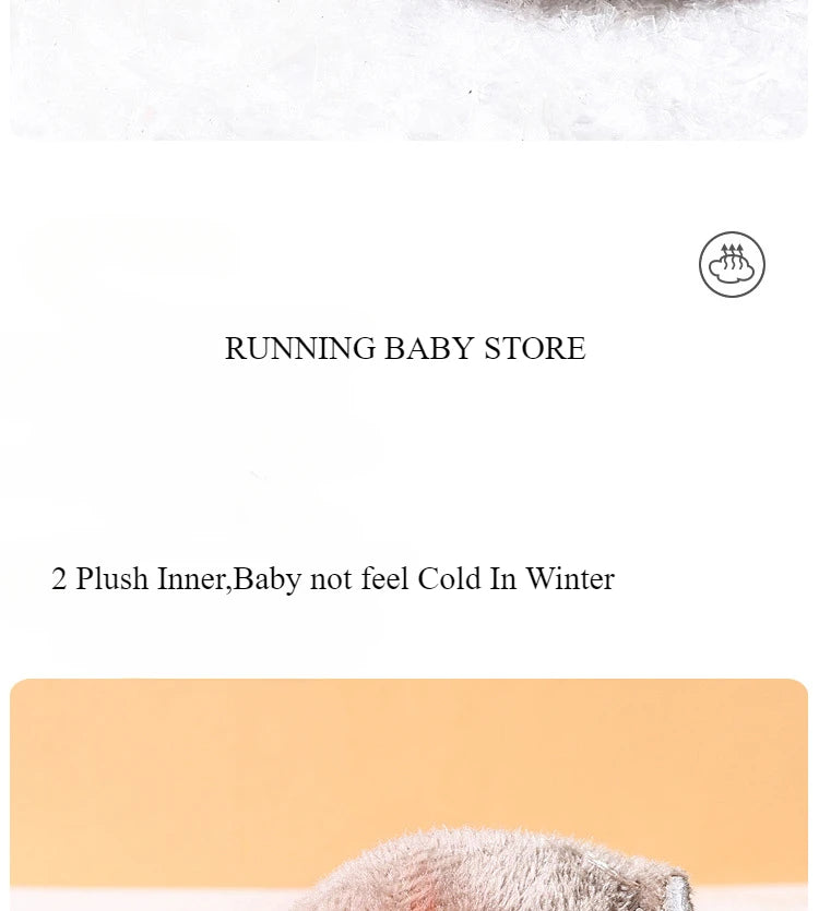 Winter Kids Snow Boots Plush Warm Baby Girl Shoes Toddler Boot Children Little Boys Cotton Shoes Stay Warm Platform Shoes H11172