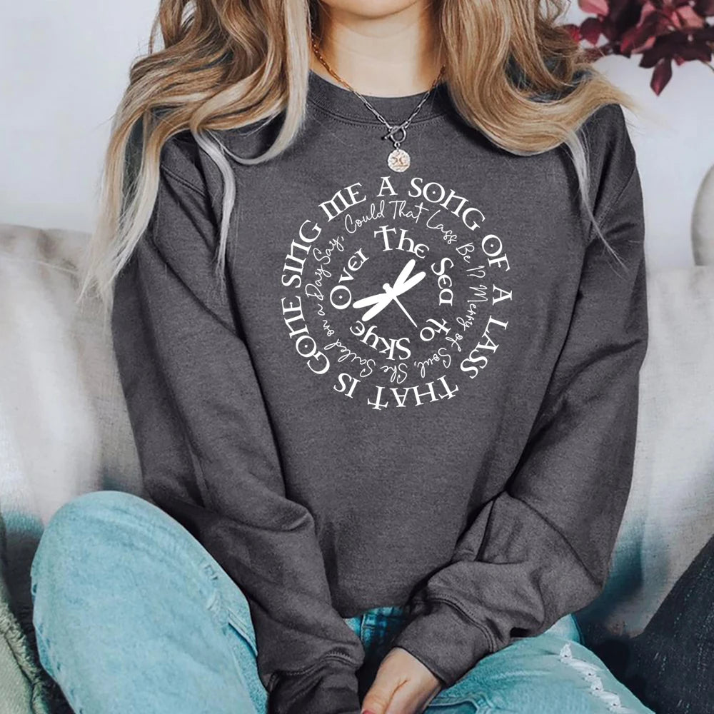 Sing Me A Song Sweatshirt Claire Shirt Outlander Jamie Fraser Jumper Fraser Ridge Clan Tv Series Hoodie Sassenach Sweatshirts