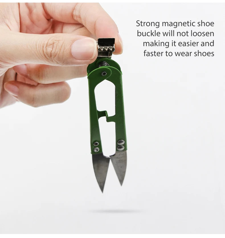 Fashion Metal Shoelace Magnetic Buckle Shoes Accessories Sneaker Kits Metal Laces Buckle 4 Style Shoe Decorations