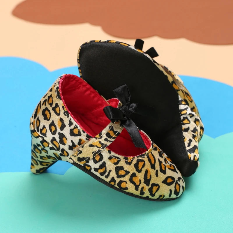 2026 VALEN SINA 0-12M Infant Newborn Baby Girl High Heels Shoes Princess Bow First Birthday Party Shoes Photo Props Shoes