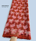 Skin Friendly Guipure Lace 5 Yards Latest 2026 African Embroidered Cord Fabric Cupion Garment Perfect For Casual Occasional Wear