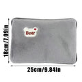 Hot Water Bottle Leak-Proof Rechargeable Hand Warmer Hot Water Bag with Soft Cover for Winter Cold Weather Period Cramps Muscles