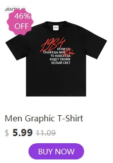 Harajuku Oversized Streetwear Men's Tshirt Cmhell Graphic Print Tops Cotton Hip Hop Aesthetic Short Sleeve Clothing Goth Y2k Tee