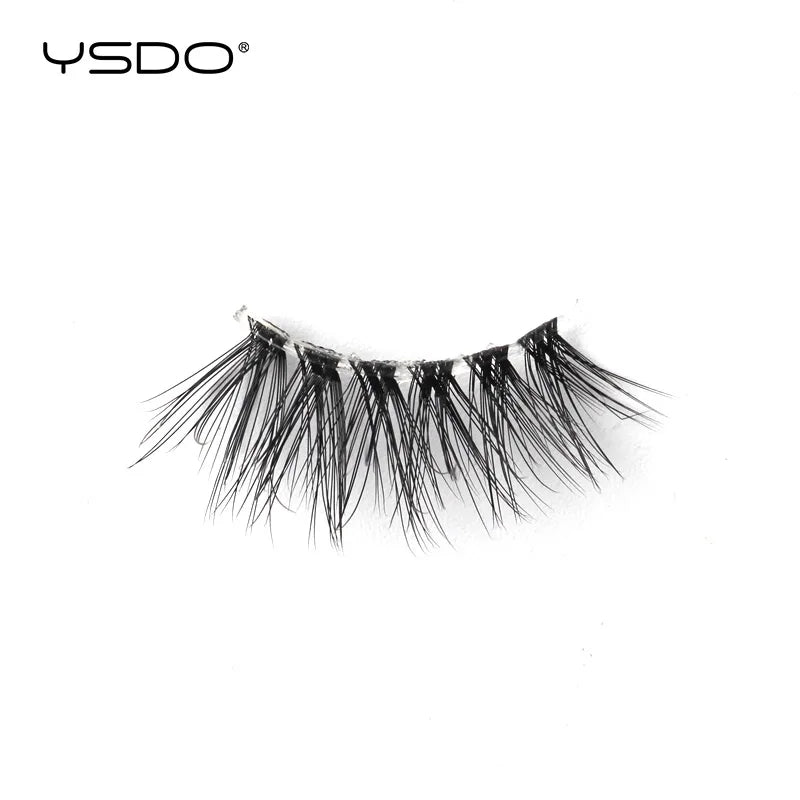 YSDO Halb-Wimpern 5/7/10 Paare Nerzwimpern Natürliche Falsche Wimpernverlängerung Make-up Wispy Katzenwimpern Künstliche Wimpern Maquiagem Cilios