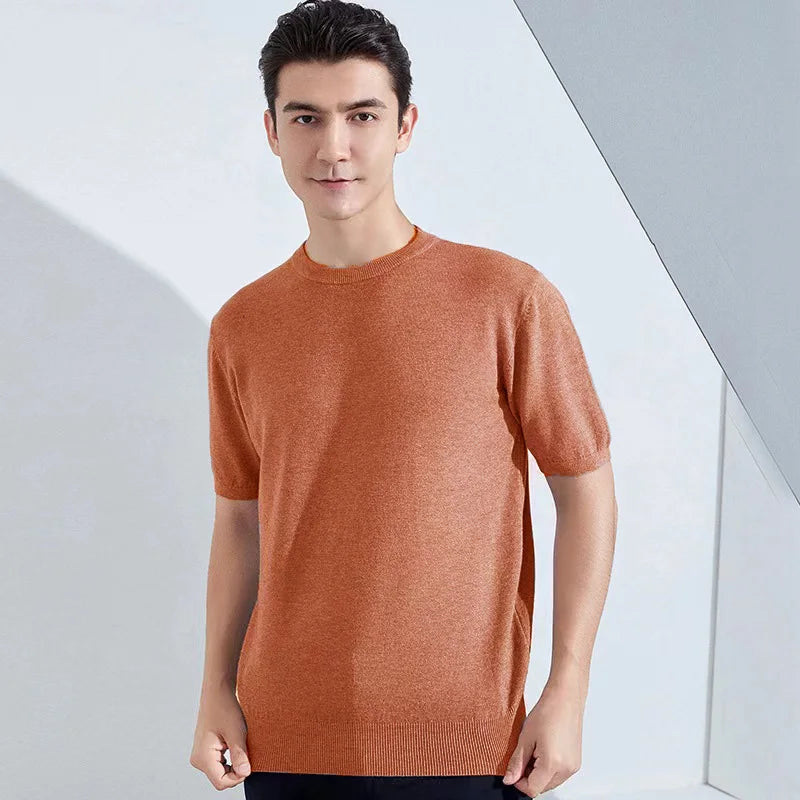 Superfine Merino Wool T shirt Men Base Shirt Wicking Breathable Quick Dry Anti-Odor No-itch Short Sleeve Tee Tops