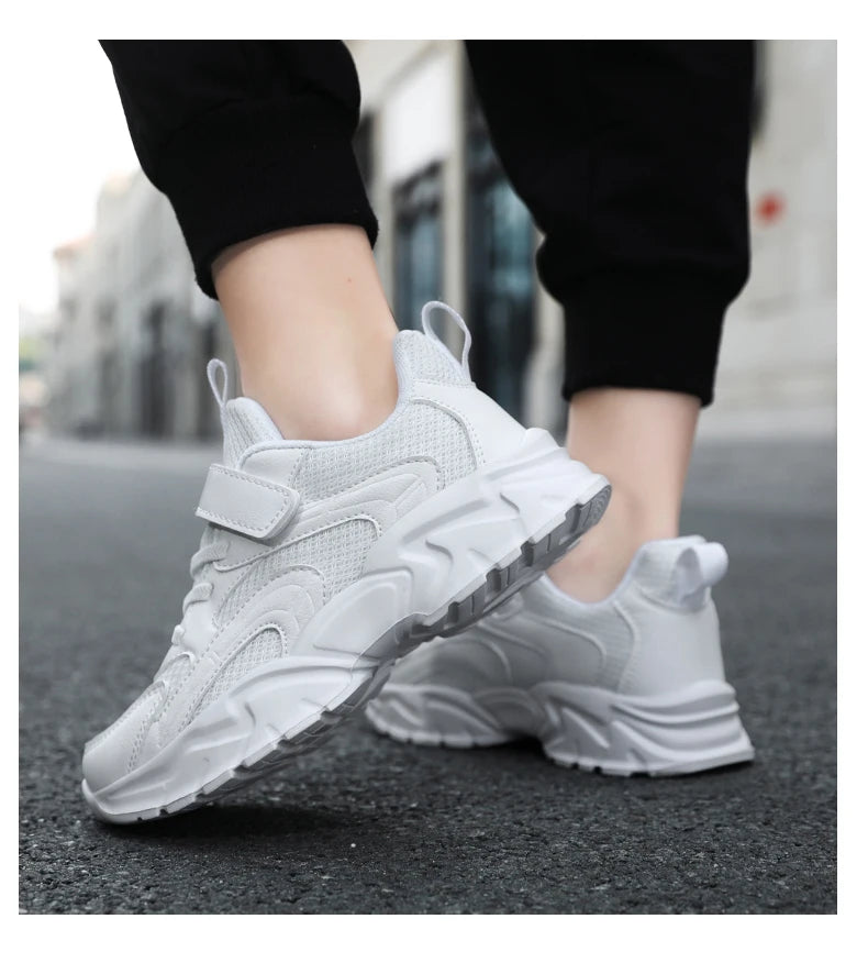 Children Tennis Sneakers Girls Lightweight Breathable with Soft Soled Sports Outdoor Shoes Boys Casual Running Footwear
