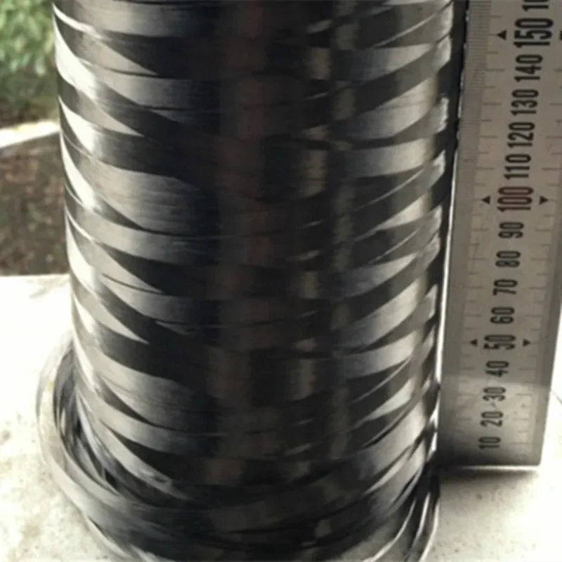 Cinta de hilo de filamento continuo de fibra de carbono 12K T700 de 6 mm de ancho, bobina completa, no distorsionada