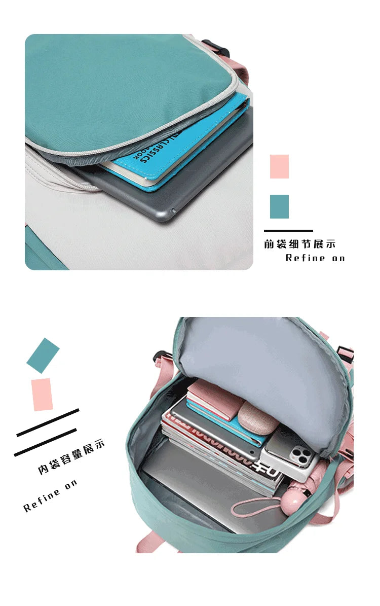 Goose Goose Duck Game Cosplay Rucksack Studenten Schultasche Cartoon Bookbag Laptop Reise-Rucksack Outdoor Jungen Mädchen Geschenke