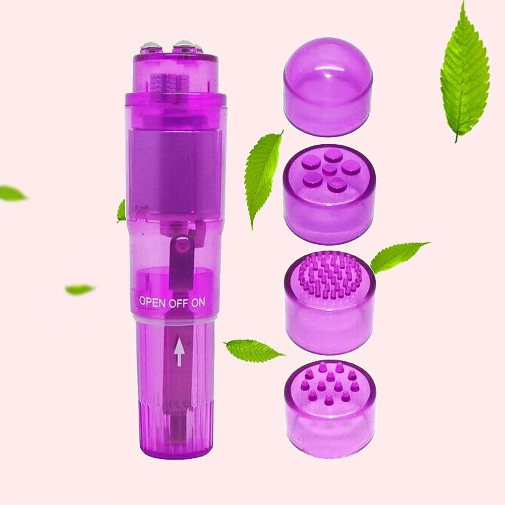 1PC Mini Body Massager Relieve Stress Hand Vibration Massager Full Body Face Shoulder Massager Pocket Travel Massager Tools