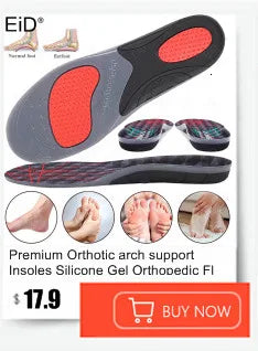 EiD 3/4 Leder orthopädische Schuheinlagen für Plattfüße Fußgewölbestütze orthopädische Schuheinlegesohle Einlegesohlen für Herren und Damen Fußpflege