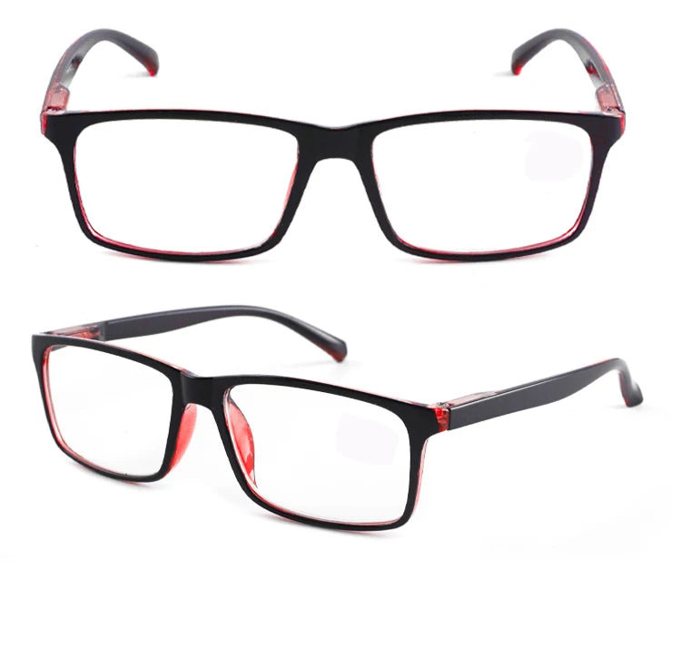 Reading Glasses Men Women Sports Anti-blue Light Reading Eyewear Black Red Presbyopia Eyeglasses +100 to+400 glasses
