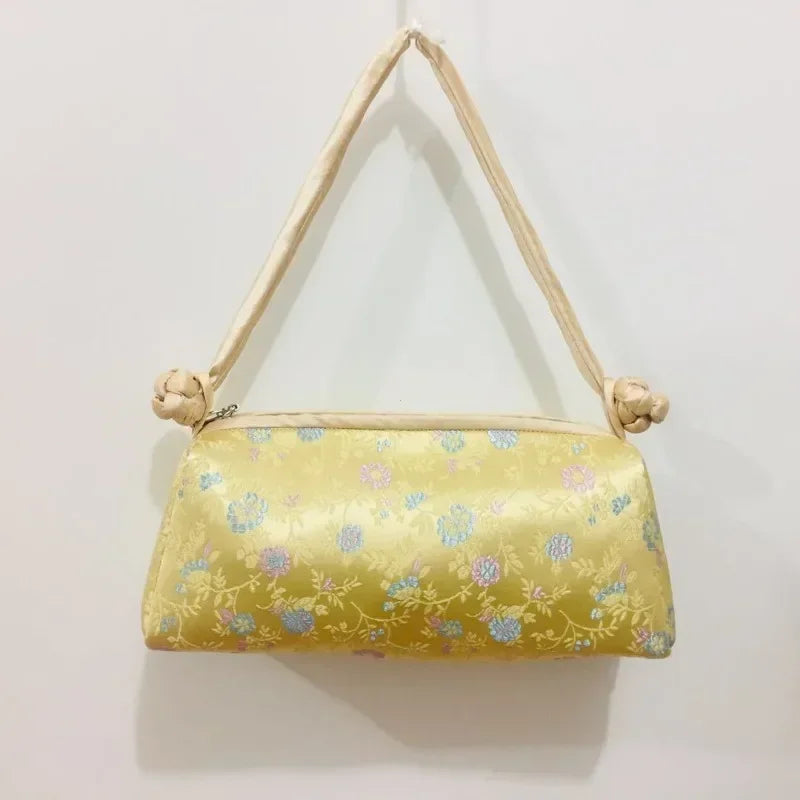 New Chinese Style Retro Bag Designer Chinese Style Silk Bag Japanese Hand Embroidery Totes Fashion Handbags and Purses