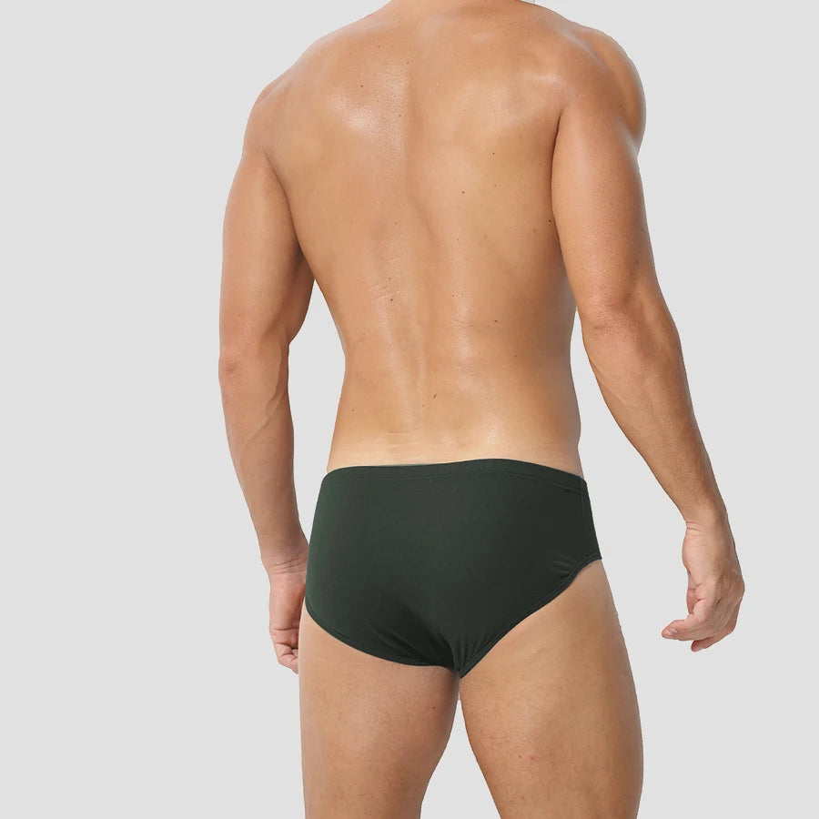 5pcs Men's pure cotton triangle pants, men's large-sized breathable sports underpants, summer thin and comfortable cotton men's.