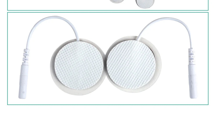 10/20Pcs Electrode Pads 2mm Plug Self Adhesive Replacement for Tens Acupuncture Electrode Pads Square Muscle Stimulator Slimming