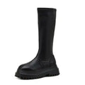 2024 New Winter Punk Style Women Ankle Boots Fashion Thick Sole Zippers Short Boot Ladies Elegant Platform Flats Heel Shoes