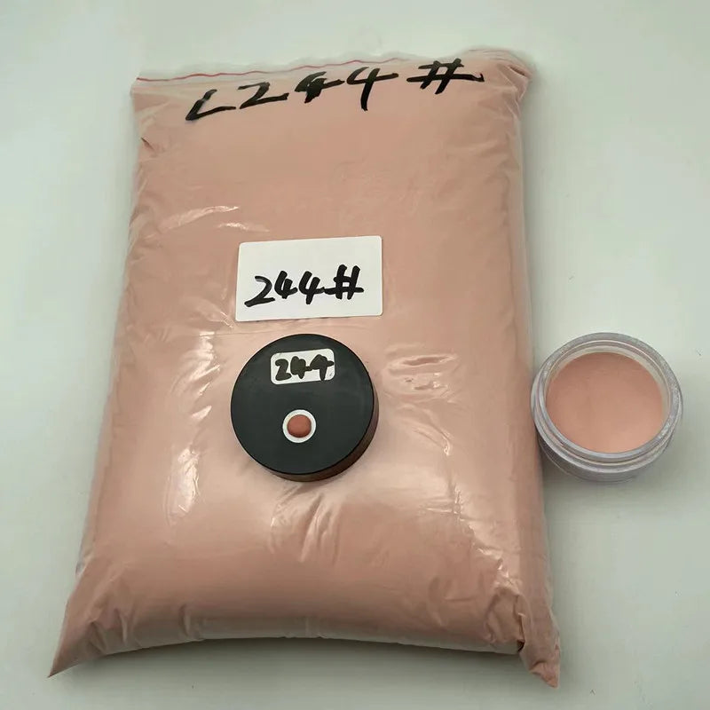 100g Polvo Acrílico Profesional Rosa Nude Cristal 3 en 1 Extensión/Inmersión/Esculpido Polvo Rosa Cristal de Secado Rápido