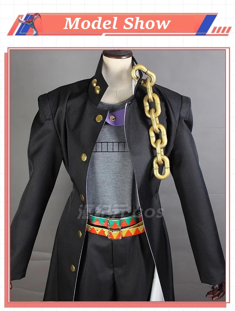 Animation Kujo Jotaro Cosplay Costume Halloween Outfits Women Men Clothing Hat