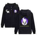 CLUB MISTERIO autumn Baseball Jacket – Popular Spanish Podcast Edition Hip Hop Men's Women's Streetwear Halloween zipper hoodies