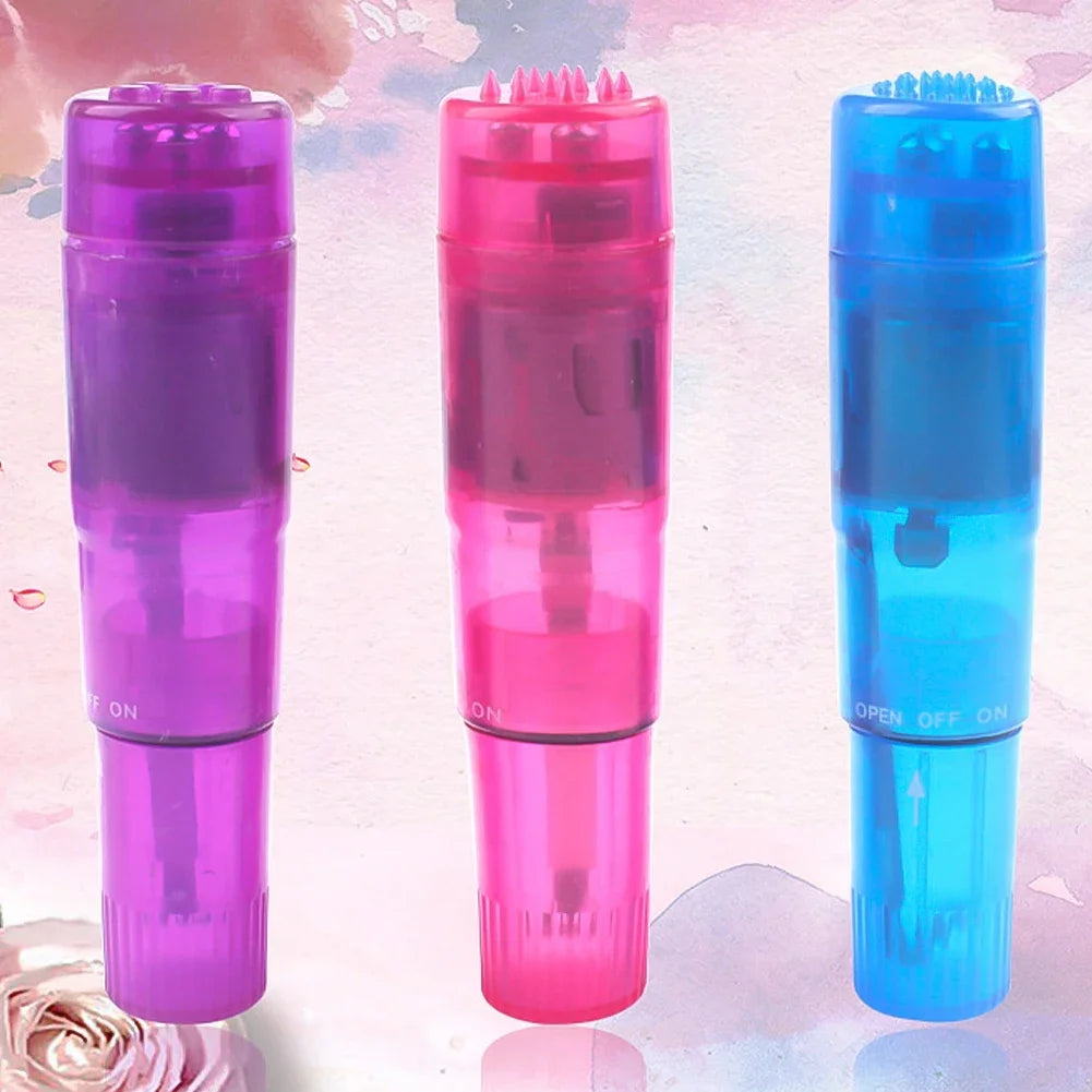 1PC Mini Body Massager Relieve Stress Hand Vibration Massager Full Body Face Shoulder Massager Pocket Travel Massager Tools