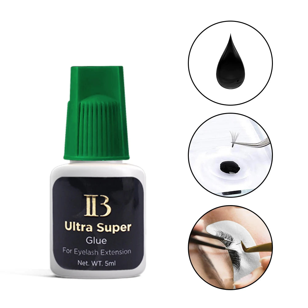 I-Beauty IB Ultra Super Kleber für Wimpernverlängerungen 5ml IB Kleber Grüne Kappe Falsche Wimpern Klebstoff Make-up Werkzeuge Großhandelsshop