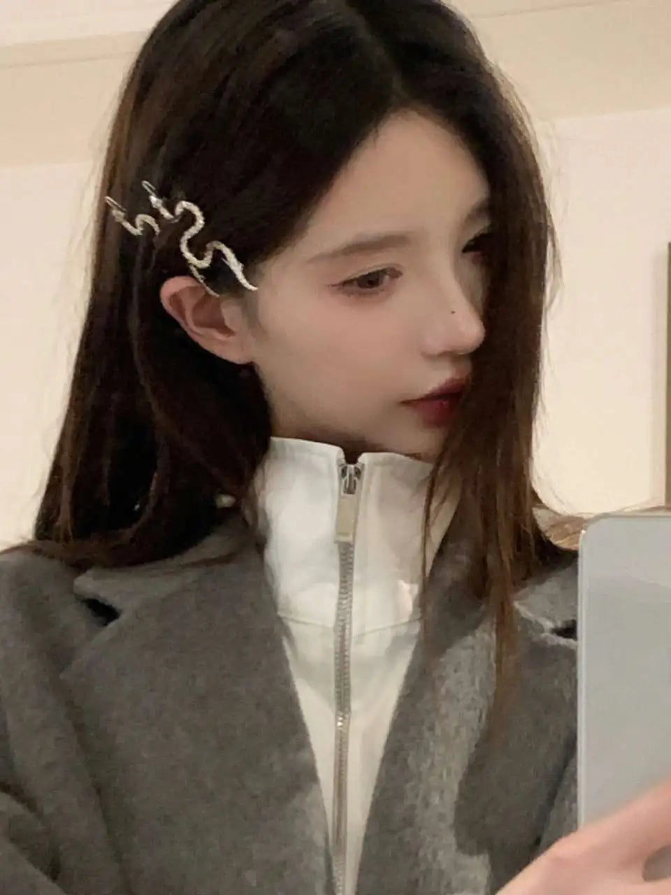 Gothic Punk  Metal Snake Medusa Hairpin Hair Clip for Women Side Bangs Holder Girls Retro Barrettes Jewelry Headwear Accessories