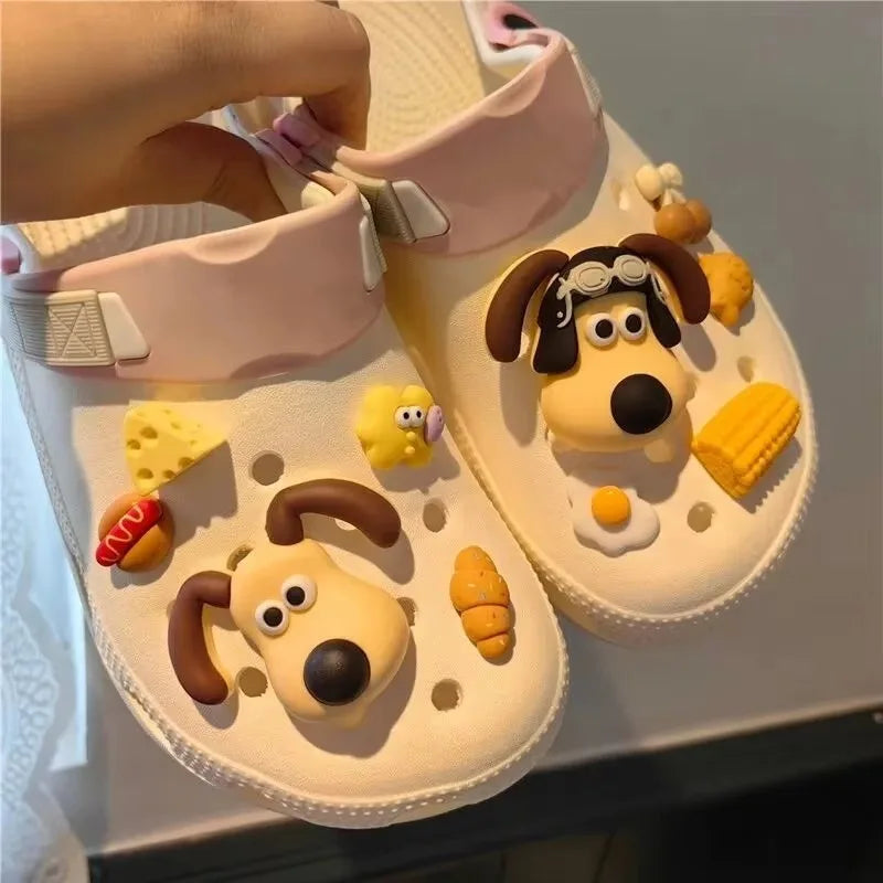 DIY Hole Shoes Charms Set Cute Cartoon Handmade Designer Quality Garden Shoe Decorations Gift for Girls