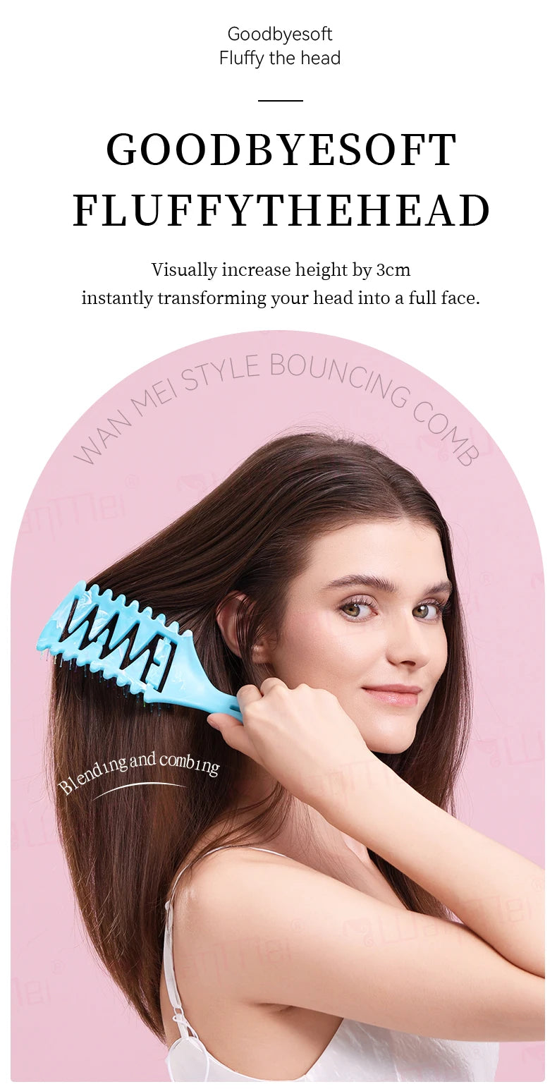 New Curl Defining Brush Curl Define Styling Brush for Curly Hair Vented Hair Brush for Shaping and Defining Curly Hair for Women