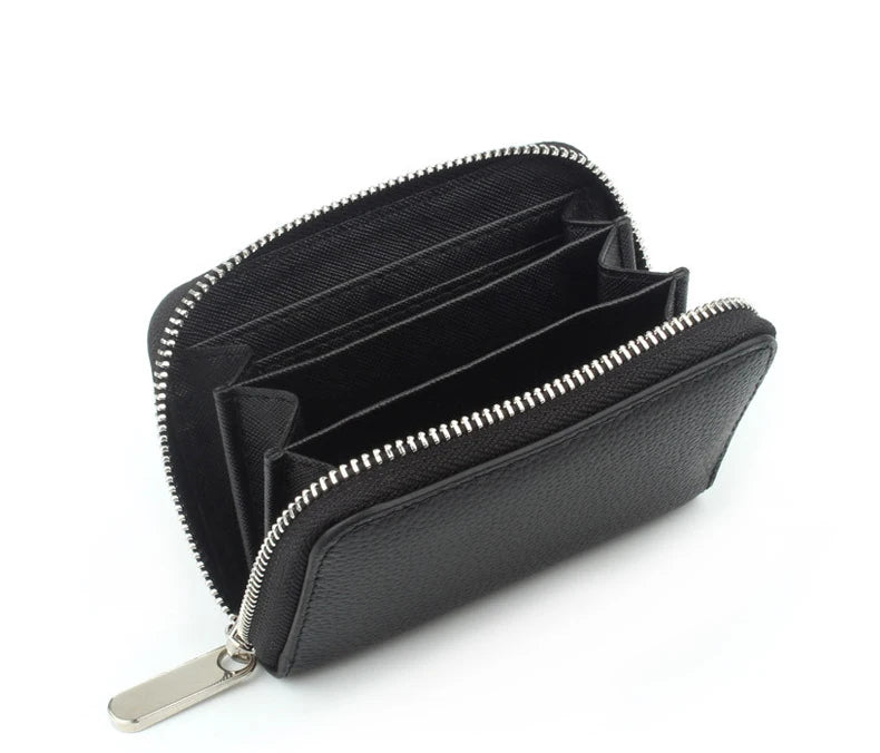 New 2025 Women's Genuine Leather Wallets Fashion Short Wallet Multifunction Purses Card Holder Candy Color Clutch Bags B380