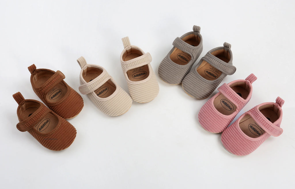 Spring Autumn Baby Shoes Solid Color Baby Girls Prewalker Anti-slip Shoes First walkers Casual Baby Girls Soft Shoes