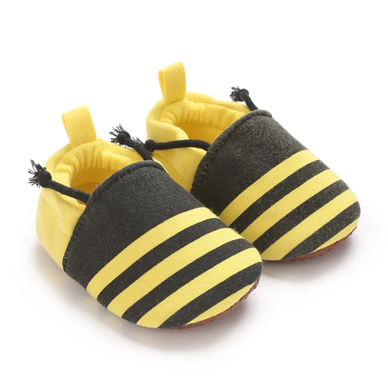 0-1Year Fashion Casual Shoes CartoonBaby Shoes Newborn Boy Girl First Walker Cute Spring and Autumn Pure Cotton Warm Soft Bottom