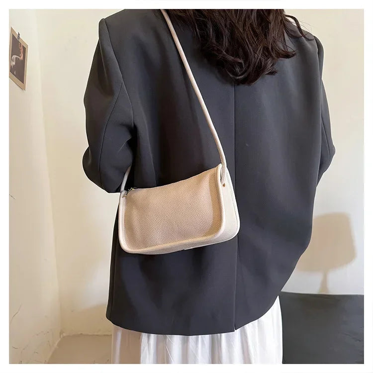 100%Real Cowhide Genuine Leather Fashion Women Crossbody Bag For Ladies New High Capacity Shoulder Bag Handbag Female Purse 2025