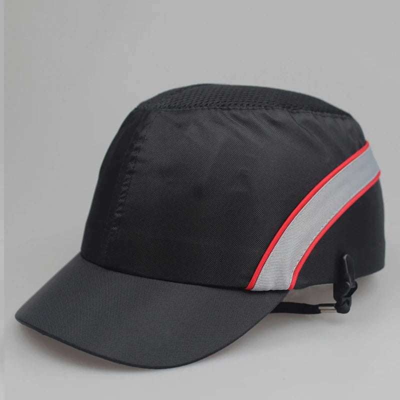 Custom Logo Work Safety Bump Cap Hard Inner Shell Protective Helmet Baseball Hats Outdoor Men Adjustable Safety Protection Hat