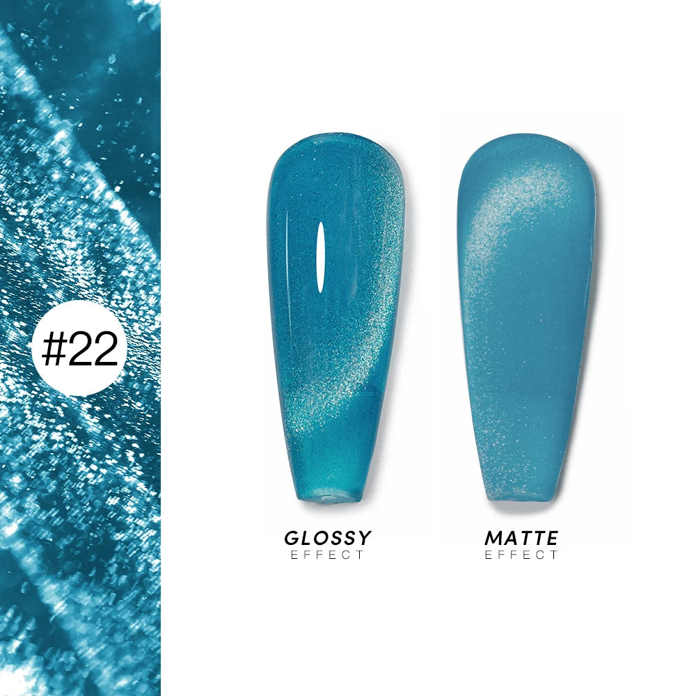 AS 15ml Cat Magnetic Gel Nail Polish Cat Eye Glitter Effect Semi Permanent 36 Colors  Soak Off UV Gel Varnish Manicure Nail Art