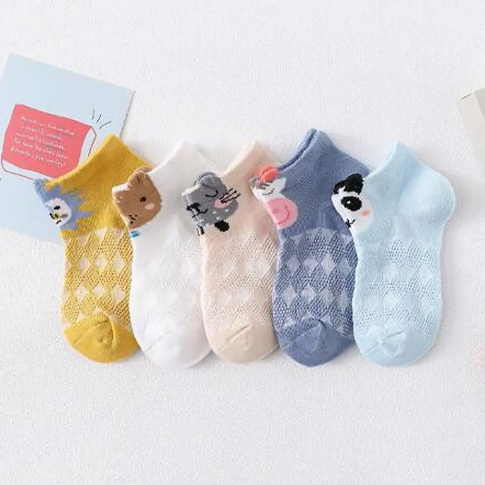 New Children's Socks Children's Spring and Summer No-Show Socks Cartoon Hidden Sock Cotton kids ankle Socks