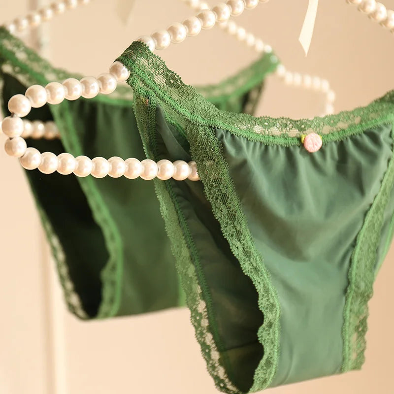 new girls underwear 6pc/lot lace nylon low waist  briefs young girl panties Teenagers wholesales students summer hot sales
