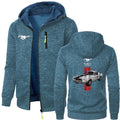 Men Casual Sports Hoodies 50 Years Mustang Car Jackets Mens Hooded Outwear Warm Fleece Tracksuit Coat  Zipper Hoodies