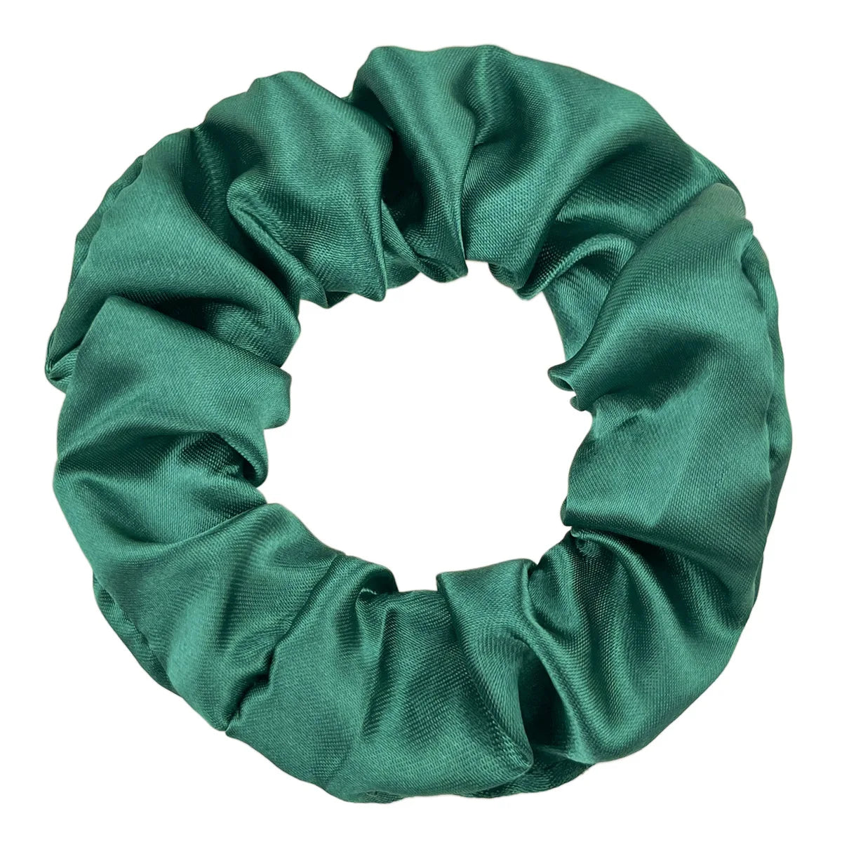 10pcs Green Satin Scrunchies Headband Elastic Rubber Hair Band Women Girls Ponytail Holder Hair Ties Accessories Satin Hair Rope