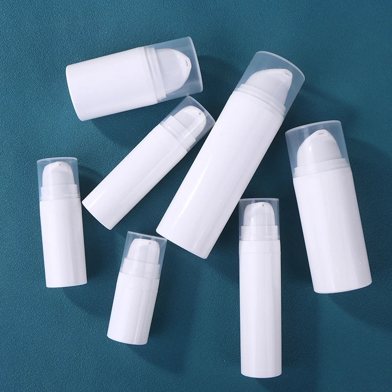 5-50ml Mini Portable Vacuum Press Type Bottle Refillable Makeup Cosmetics For Cream Gel Moisturizers Liquid Lotion Bottles