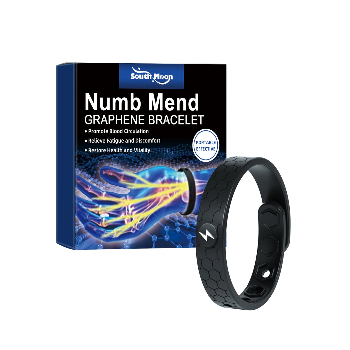 Body Care Energy Wristband Relieve Wrist Hand Joint Pain Anti Fatigue Stress Promote Blood Circulation