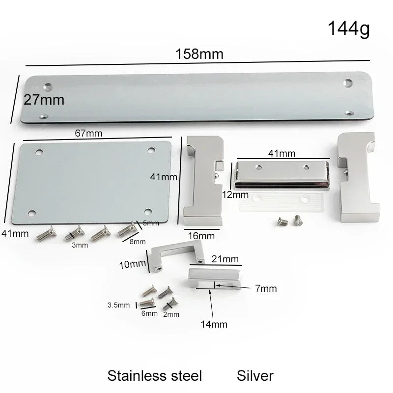 High Qualaity Stainless Steel Metal Clasp Wholesale Bag Twist Turn Lock Set of Lock For Woman Handbag Purse Hardware Accessories