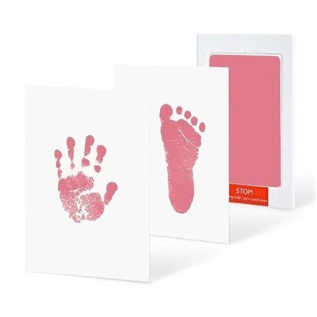 DIY-Set für Baby-Hand- und Fußabdrücke, Stempelkissen, Fotorahmen, Handabdruck für Kleinkinder, Souvenir-Accessoires, sicheres, sauberes Babyparty-Geschenk
