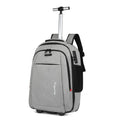 Men Trolley Backpack Rolling Luggage Travel Backpacks Trolley Bag with wheels Business Wheeled Backpack Cabin Carry on Luggage